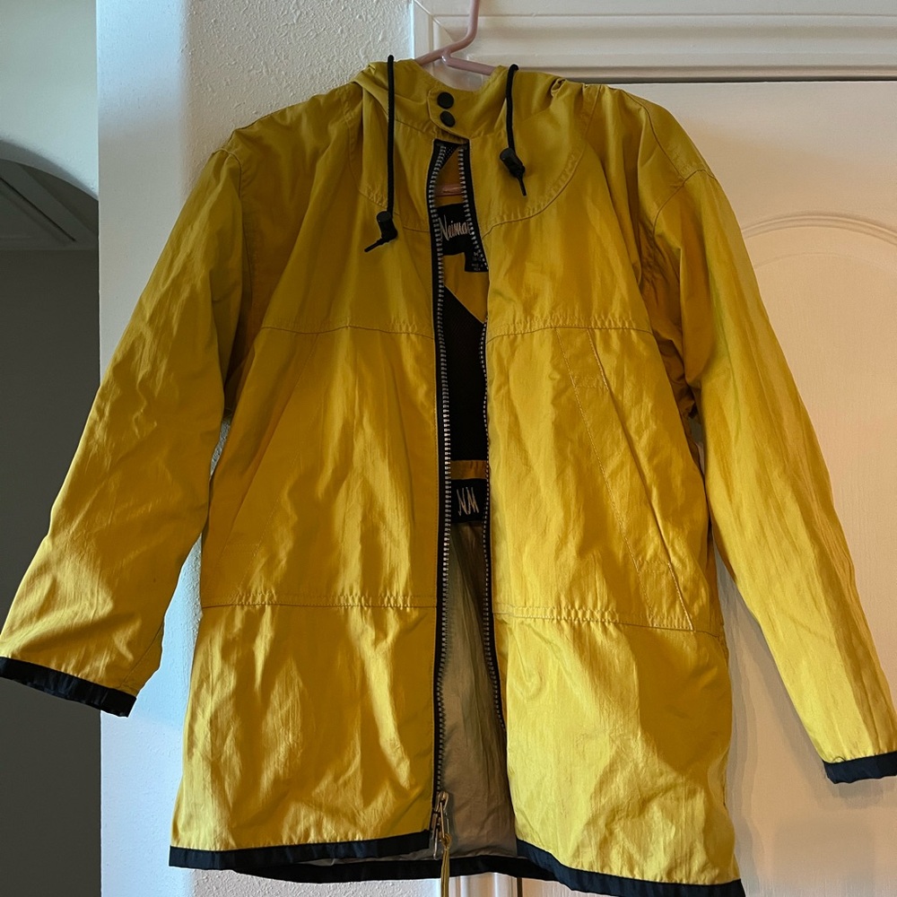 Neiman Marcus Yellow Jacket Coraline Raincoat